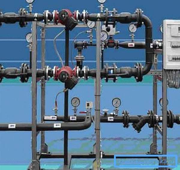 Отоплителната станция съдържа основните блокове за управление на отоплителната система.