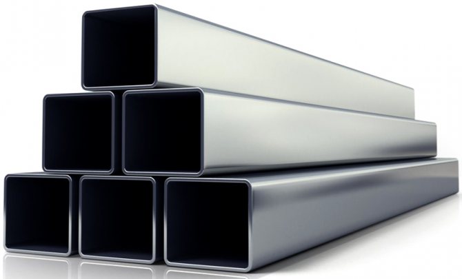 Теглото, размерът и дължината на профилните тръби се определят от техническите спецификации.