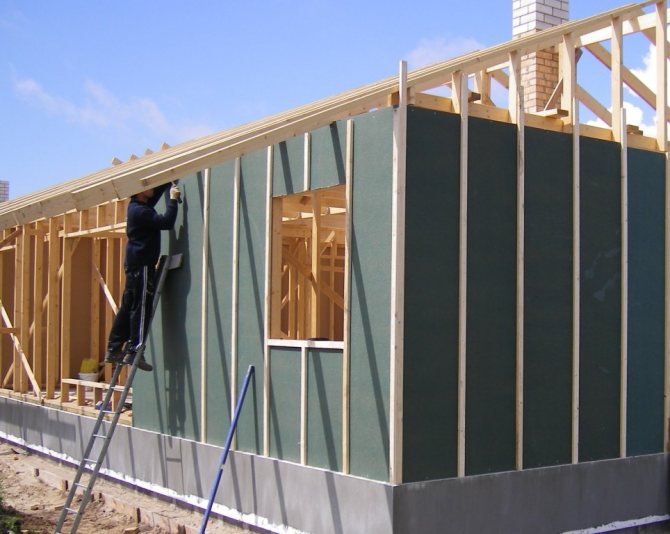 Процес на защита от вятър и монтаж