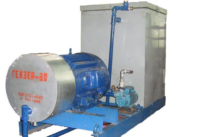 O gerador de calor de vórtice não deve ser localizado perto dos aposentos devido ao seu alto nível de ruído