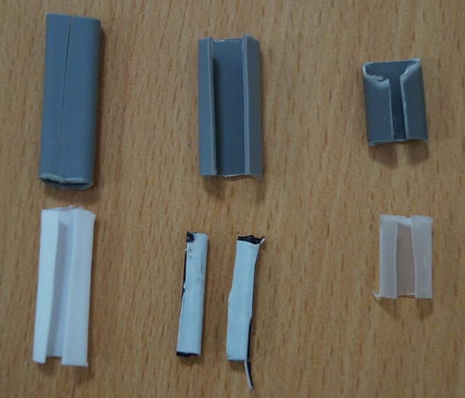 Außen- und Innenmantel des Heizkabels