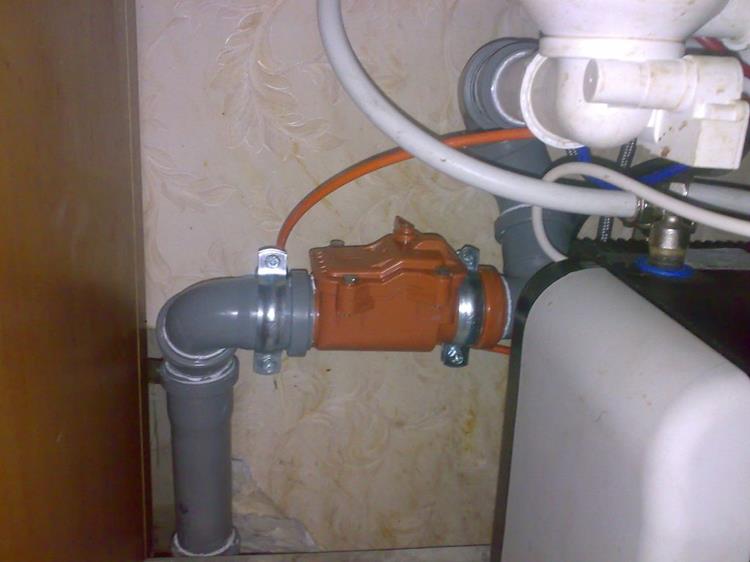 Escolha de um local para instalar a válvula de retenção