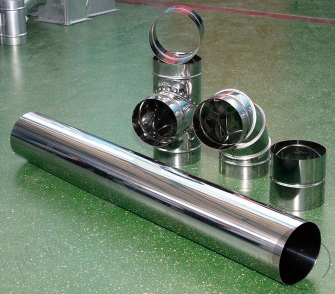 Железни тръби за изпускане на въздух